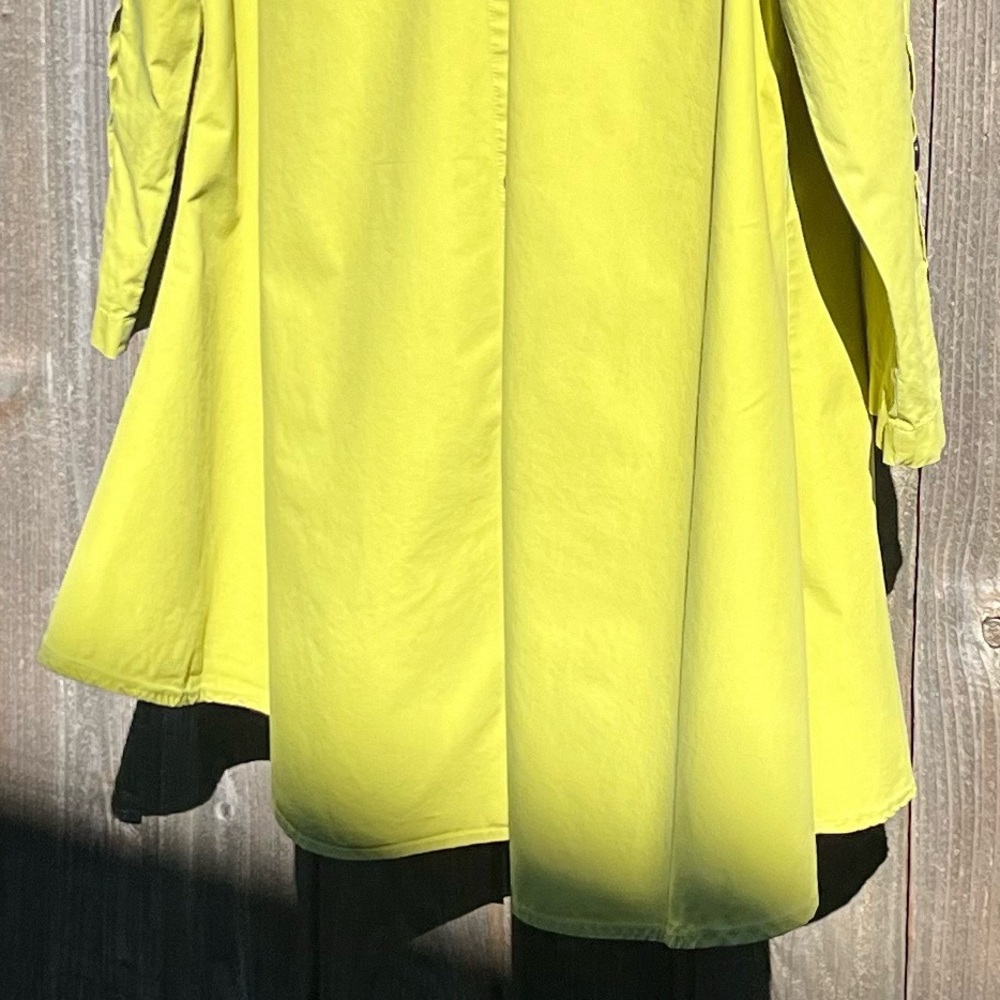 Lightweight Lime Button-Down Shirt - Unbranded - image 13